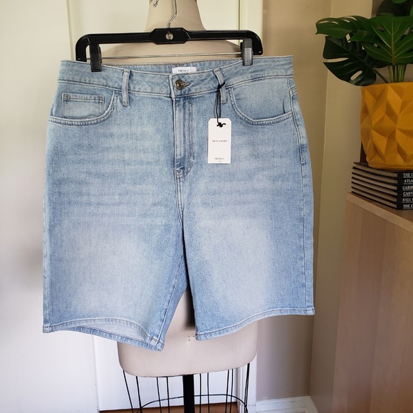 90's Denim Shorts Size 14 NEW! - Picture 1 of 10